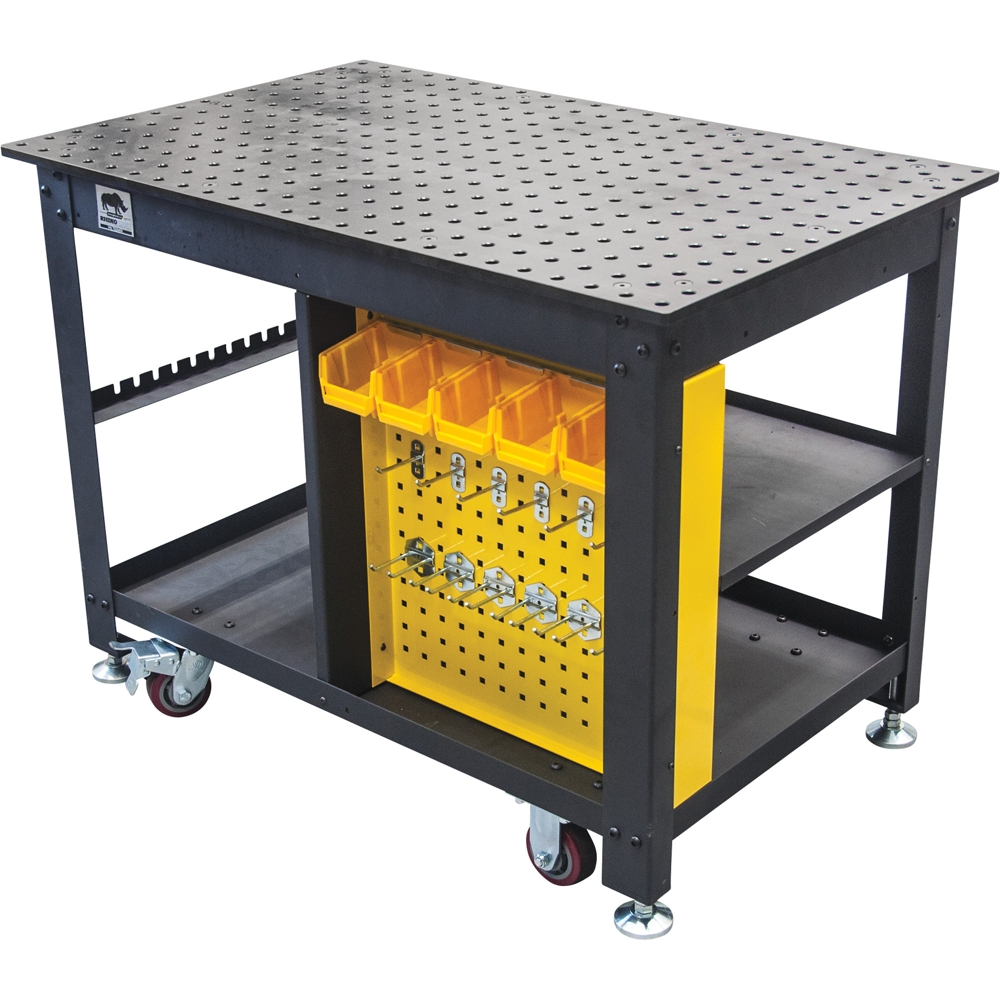 Rhino Cart Mobile Fixturing Welding Station, Table Only, Model# TD5-4830Q-F3